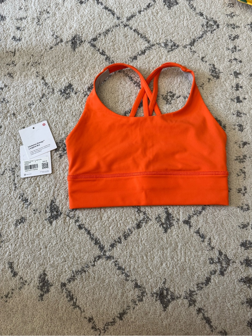 Lululemon Longline Energy Sport Bra Strappy Athletic Top